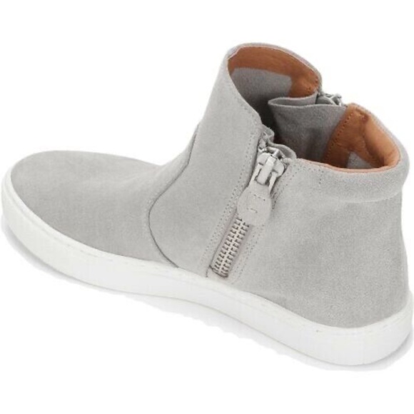 GENTLE SOULS KENNETH COLE SUEDE CARTER DECONST ZIP HIGH TOP SNEAKER SHOES SZ 11 - Picture 3 of 4